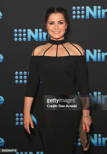 Chloe Bayliss poses during the Channel Nine Upfronts 2018 event on October 11, 2017 in Sydney, Australia.