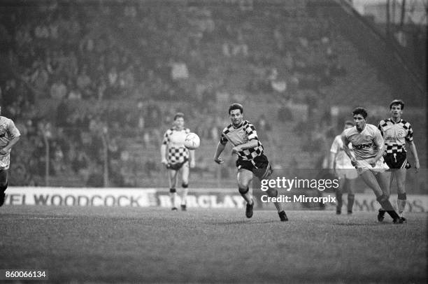 Manchester City 10-1 Huddersfield Town, League Division Two match held at Maine Road, 7th November 1987.