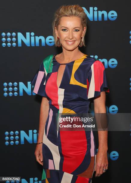 Deborah Knight poses during the Channel Nine Upfronts 2018 event on October 11, 2017 in Sydney, Australia.