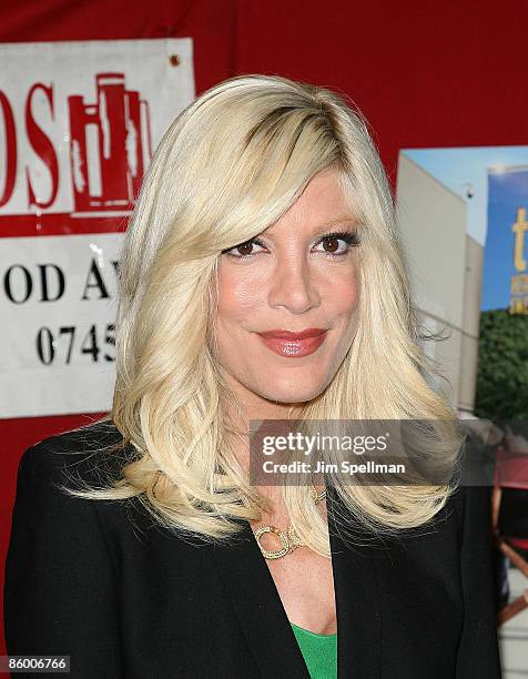 Tori Spelling promotes "Mommywood" at Bookends on April 16, 2009 in Ridgewood, New Jersey.