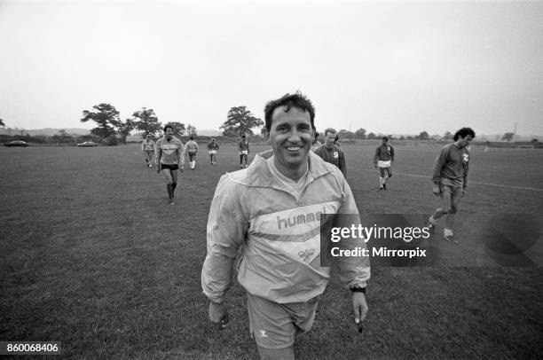 Aston Villa manager Graham Taylor, 20th July 1987.