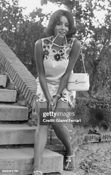 The Miss Italia 1959 and actress Maria Grazia Buccella Madrid, Spain.