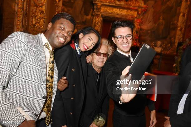 Jean Barthelemy Bokassa, Luc Plamondo, Rani Vanouska T. Modely aka Vanessa Modely and Ludovic BaronÊattend the Best of Paris Vol4 at Opera Comique...