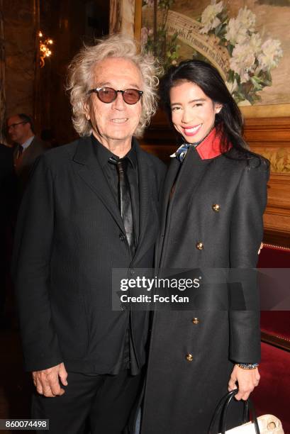 Vanessa ModelyÊand composer Luc Plamondo attend the Best of Paris Vol4 at Opera Comique Acacias on October 10, 2017 in Paris, France.