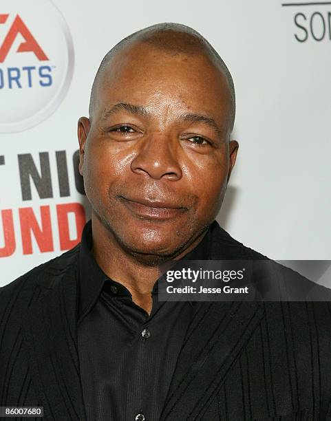 Carl Weathers arrives at the Los Angeles premiere of "Tyson" at the Pacific Design Center on April 16, 2009 in West Hollywood, California.