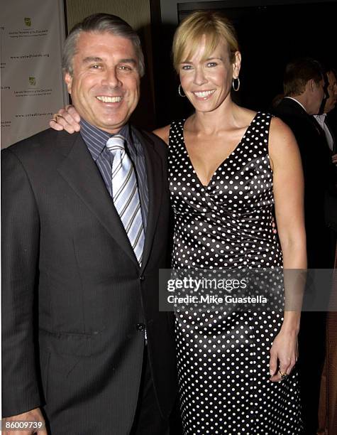 Ted Harbert, President and CEO of the Comcast Entertainment Group and TV personality Chelsea Handler attends the United Friend's of the Children's...