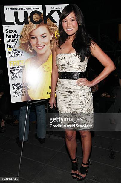 Actress Lindsay Price attends the Lucky Magazine celebration for the launch of "Made With Love" at the Thompson LES on April 16, 2009 in New York...