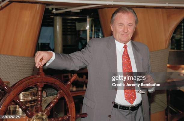 Albert Uderzo presents a new comic strip entitled "Jehan Pistolet, Corsaire du Roi",Paris, 22nd September 1998