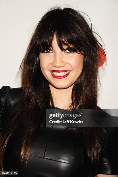Daisy Lowe arrives for the 2008 MTV Europe Music Awards held at at the Echo Arena on November 6, 2008 in Liverpool, England.