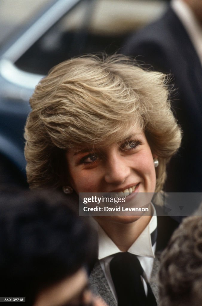 Diana, Princess Of Wales Arriving for A Visit To Barnados Children's ...