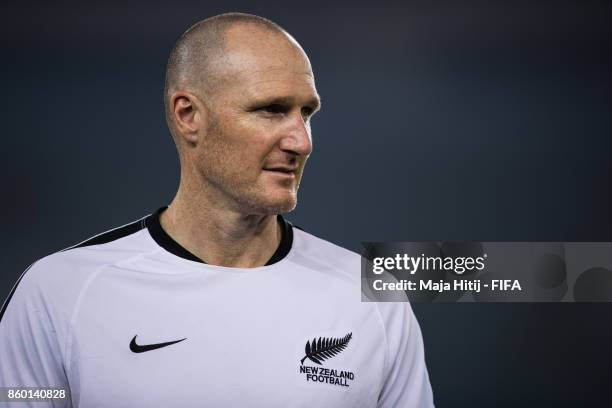 Danny Hay, Head Coach of New Zealand reacts the training ahead of the FIFA U-17 World Cup India 2017 tournament at Jawaharlal Nehru Stadium on...