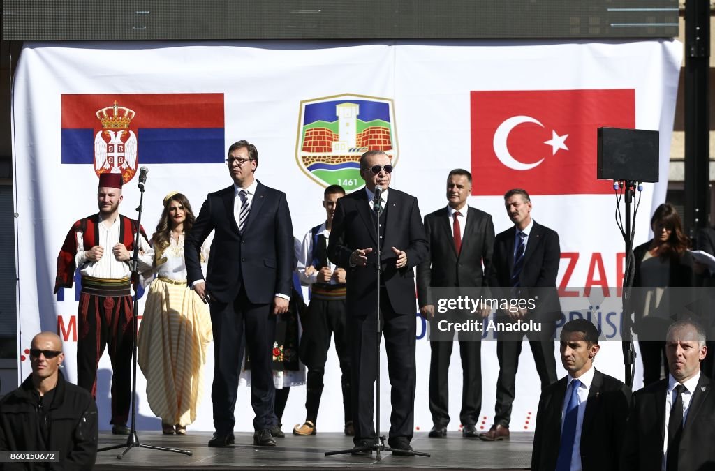 Turkish President Erdogan visits Serbia
