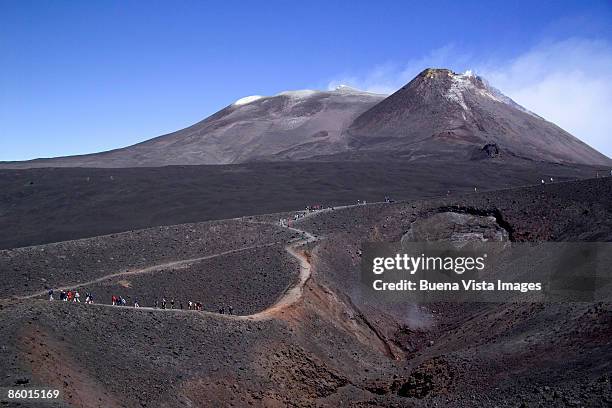 mount etna volcano, italy. sicily. catania - mt etna foto e immagini stock