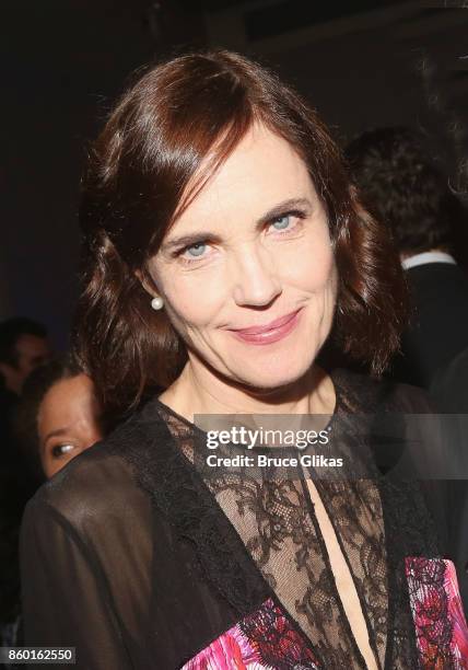 Elizabeth McGovern poses at the opening night after party for "Time and The Conways" on Broadway at ESpace on October 10, 2017 in New York City.