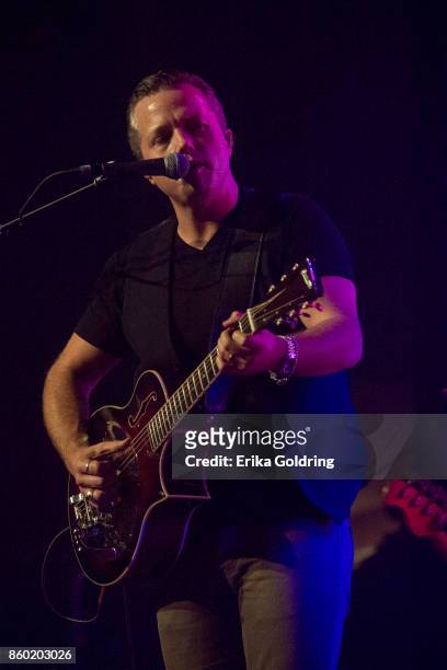Jason Isbell performs at Ryman Auditorium on October 10, 2017 in Nashville, Tennessee.