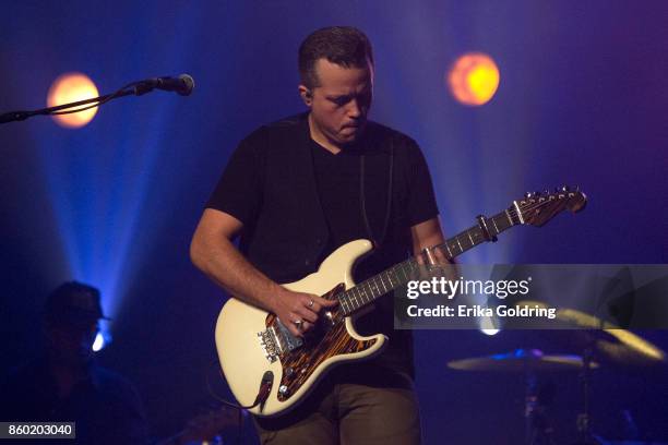 Jason Isbell performs at Ryman Auditorium on October 10, 2017 in Nashville, Tennessee.