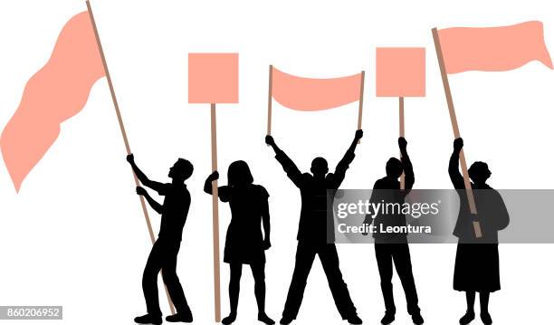 flag waving - waving stock illustrations