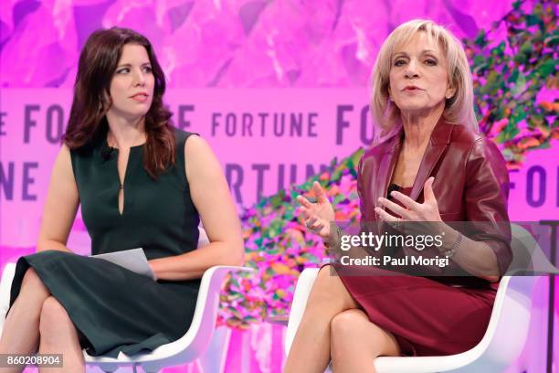 Political Commentator Mary Katharine Ham and NBC News Cheif Foreign Affairs Correspondent Andrea Mitchell speak onstage at the Fortune Most Powerful...