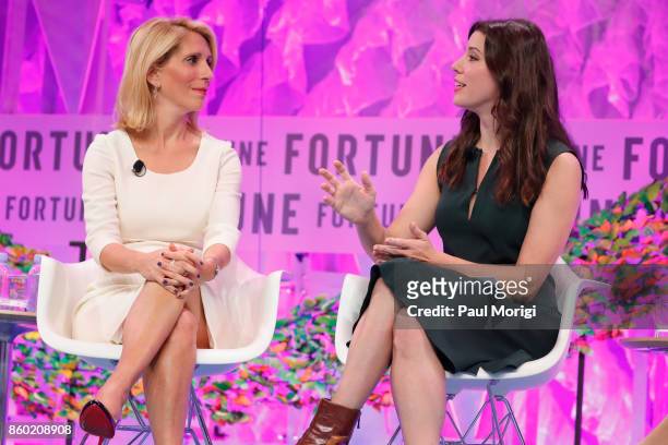 Chief Political Correspondent Dana Bash and CNN Political Commentator Mary Katharine Ham speak onstage at the Fortune Most Powerful Women Summit -...