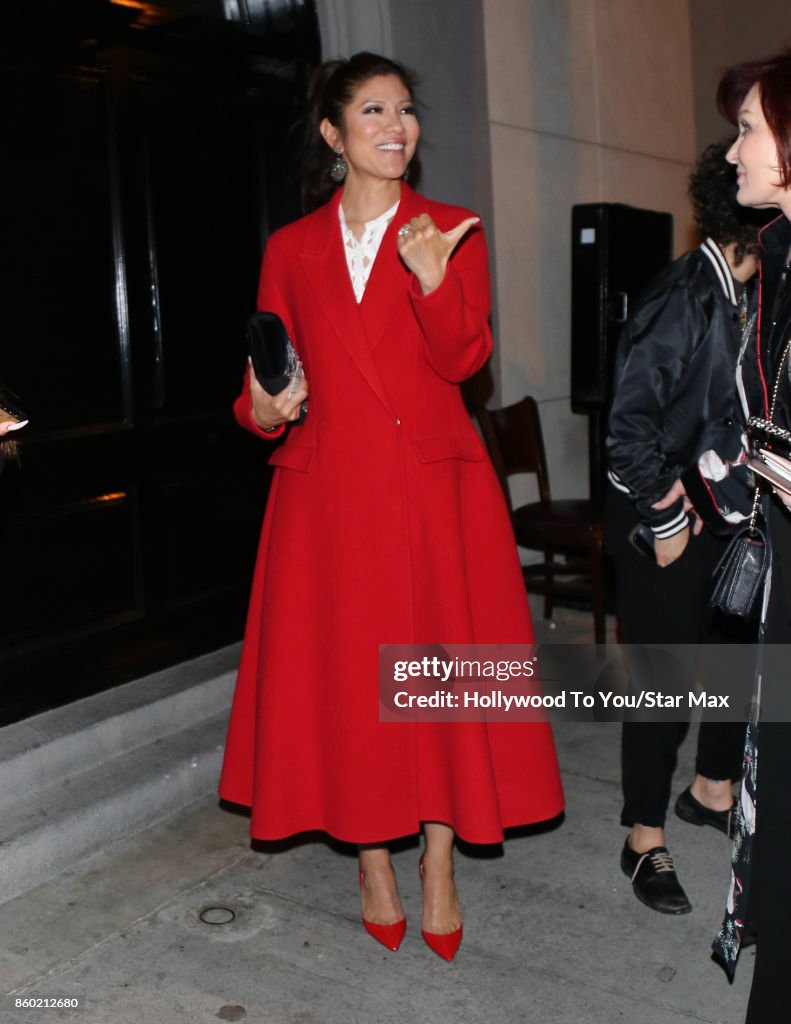 Celebrity Sightings in Los Angeles - October 10, 2017