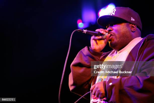 Rapper Rahzel of Patton and Rahzel performs during day 1 of the Coachella Valley Music & Arts Festival held at the Empire Polo Club on April 17, 2009...