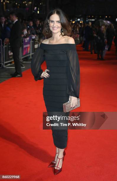 Leanne Best attends the Mayfair Gala & European Premiere of "Film Stars Don't Die in Liverpool" during the 61st BFI London Film Festival on October...