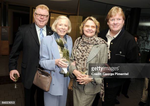 Dan Petrie, Dorothy Petrie, guest and Donald Petrie attend "A Tribute to Norman Jewison" presented by CFC and Film Independent at LACMA on April 17,...