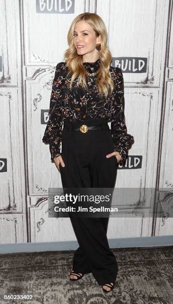 Actress Sylvia Hoeks attends Build to discuss "Blader Runner 2049" at Build Studio on October 11, 2017 in New York City.