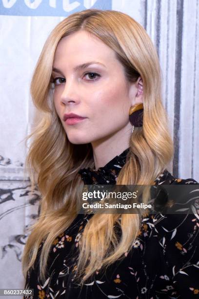 Sylvia Hoeks attends Build Presents to discuss the film "Blader Runner 2049" at Build Studio on October 11, 2017 in New York City.