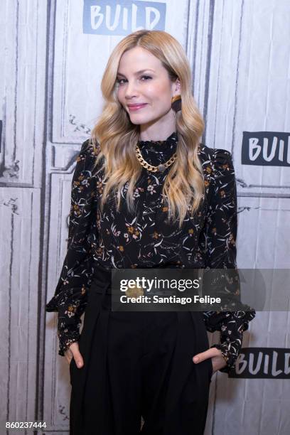 Sylvia Hoeks attends Build Presents to discuss the film "Blader Runner 2049" at Build Studio on October 11, 2017 in New York City.