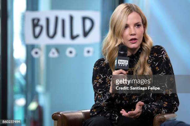 Sylvia Hoeks attends Build Presents to discuss the film "Blader Runner 2049" at Build Studio on October 11, 2017 in New York City.