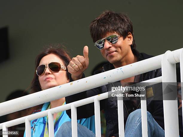 Shah Rukh Khan of Kolkata Knight riders during the IPL T20 match between Mumbai Indians and Chennai Super Kings at Newlands Cricket Ground on April...