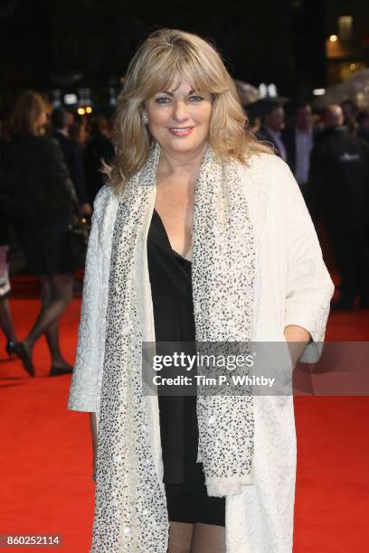 Carole Ashby attends the Mayfair Gala & European Premiere of "Film Stars Don't Die in Liverpool" during the 61st BFI London Film Festival on October...