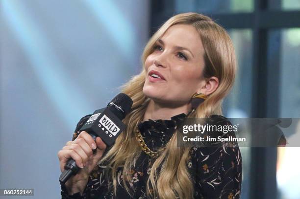 Actress Sylvia Hoeks attends Build to discuss "Blader Runner 2049" at Build Studio on October 11, 2017 in New York City.