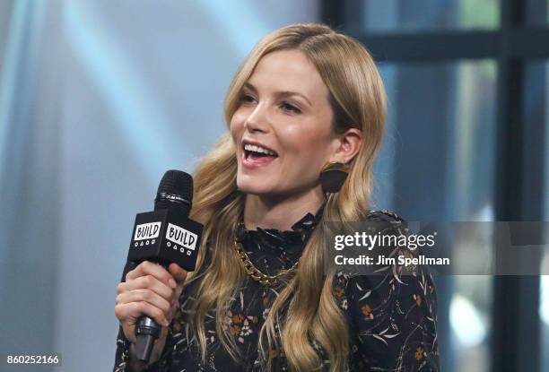 Actress Sylvia Hoeks attends Build to discuss "Blader Runner 2049" at Build Studio on October 11, 2017 in New York City.