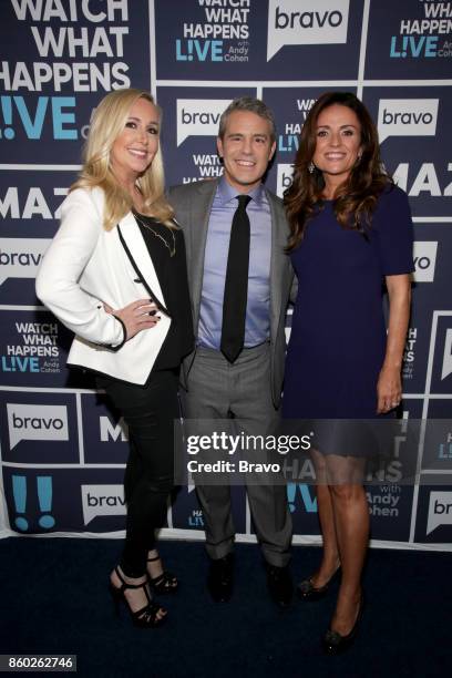 Episode 14162 -- Pictured: Shannon Beador, Andy Cohen, Jenni Pulos --