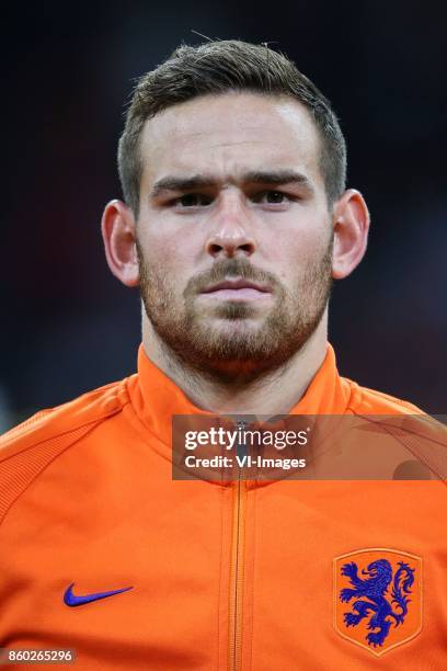 Vincent Janssen of Holland during the FIFA World Cup 2018 qualifying match between The Netherlands and Sweden at the Amsterdam Arena on October 10,...