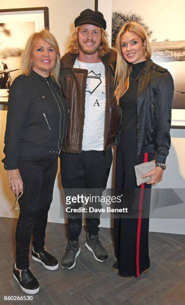 Joan Templeman, Sam Branson and Isabella Calthorpe attend the Warrior Games Exhibition VIP preview party sponsored by Chantecaille and hosted by HRH...