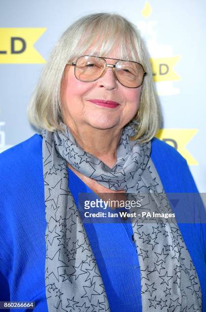 Judy Cornwell attending Gold's 25th birthday party and the launch of UKTV Original Murder on the Blackpool Express at 100 Wardour St, London.