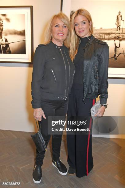 Joan Templeman and Isabella Calthorpe attend the Warrior Games Exhibition VIP preview party sponsored by Chantecaille and hosted by HRH Princess...