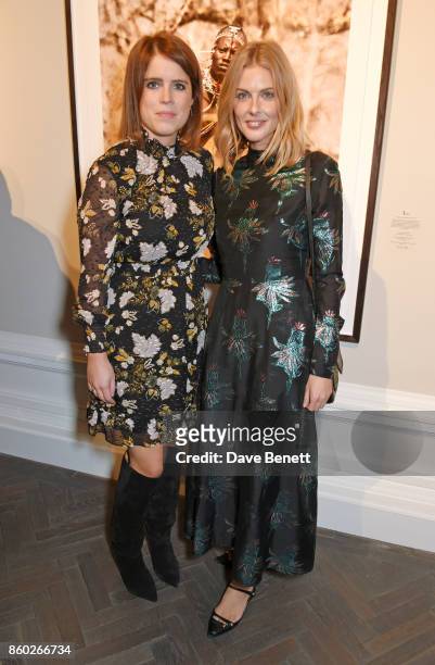 Princess Eugenie of York and Donna Air attend the Warrior Games Exhibition VIP preview party sponsored by Chantecaille and hosted by HRH Princess...