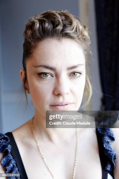 Dolores Fonzi is seen posing during a portrait session at Maria Cristina Hotel on September 23, 2017 in San Sebastian, Spain.