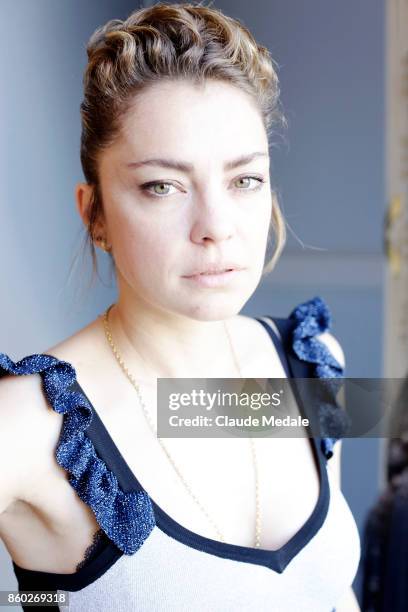 Dolores Fonzi is seen posing during a portrait session at Maria Cristina Hotel on September 23, 2017 in San Sebastian, Spain.