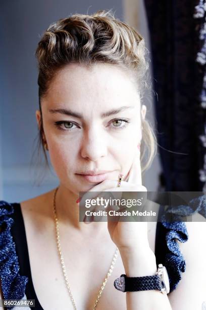 Dolores Fonzi is seen posing during a portrait session at Maria Cristina Hotel on September 23, 2017 in San Sebastian, Spain.