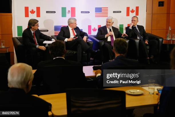 Ambassador Gordon D. Giffin, the Right Honourable Stephen Harper, Hon. Newt Gingrich, and Ambassador Arturo Sarukhan speak about Trump, Trudeau, and...