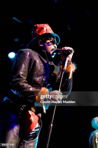 Larry Blackmon of Cameo performs on stage at Indigo2 on April 18, 2009 in London, England.