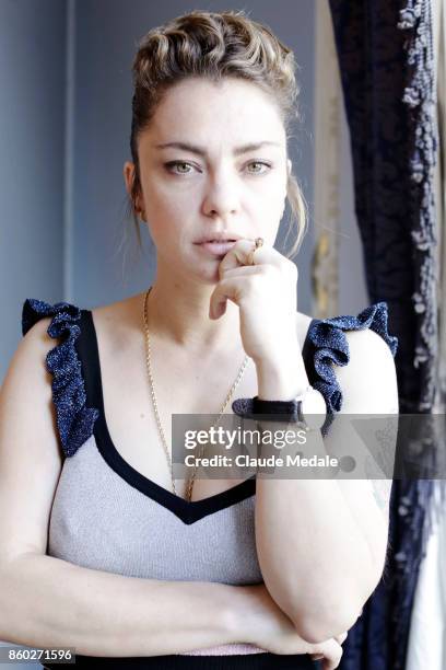 Dolores Fonzi is seen posing during a portrait session at Maria Cristina Hotel on September 23, 2017 in San Sebastian, Spain.