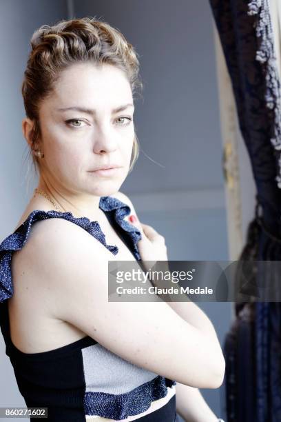 Dolores Fonzi is seen posing during a portrait session at Maria Cristina Hotel on September 23, 2017 in San Sebastian, Spain.
