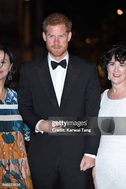 Prince Harry attends the 100 Women in Finance Gala dinner in aid of Wellchild at Victoria and Albert Museum on October 11, 2017 in London, England.