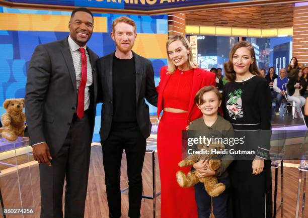 The cast of "Goodbye Christopher Robin" are guests on "Good Morning America," on Wednesday, October 11 airing on the Walt Disney Television via Getty...